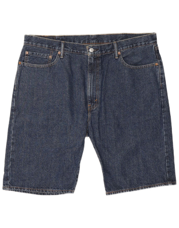 Pantaloncini di jeans Levi's 505 da uomo W40 XL in cotone blu navy