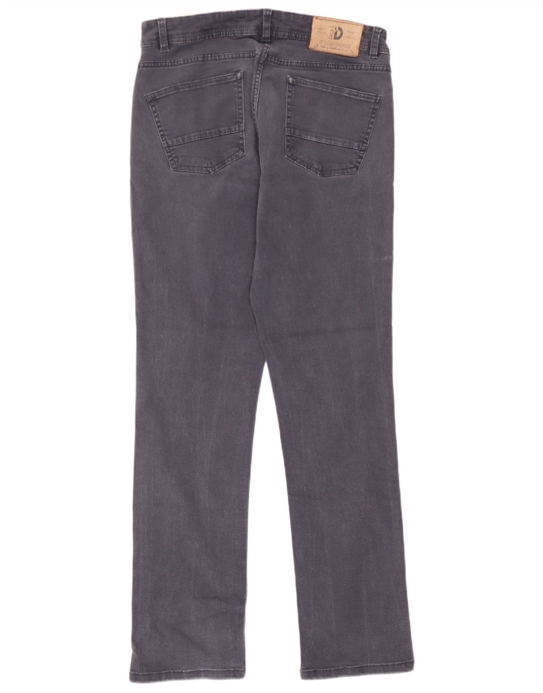 Jeans dritti vestibilità regolare da donna di Dack IT 46 Large W32 L30 Blu navy