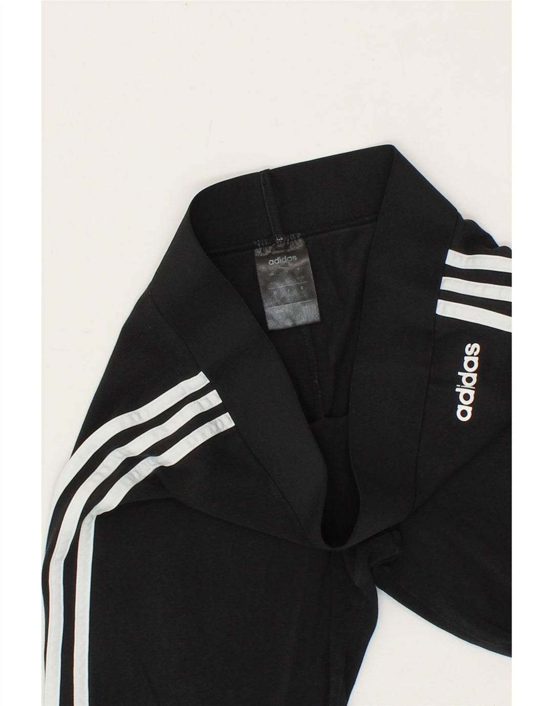 ADIDAS Womens Leggings UK 8/10 Small  Black Cotton Vintage Adidas and Second-Hand Adidas from Messina Hembry 