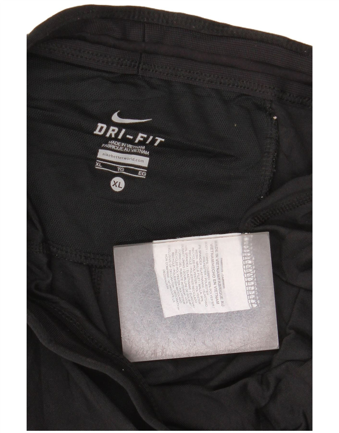 Leggings Nike Dri Fit Capri da donna UK 18 XL poliestere nero