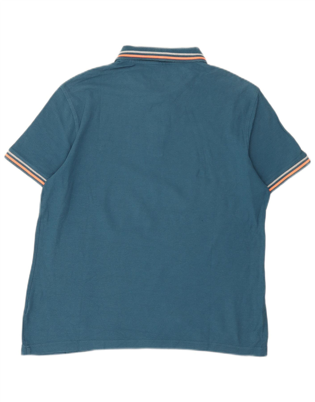 Polo da uomo Lotto Large a blocchi di colore blu