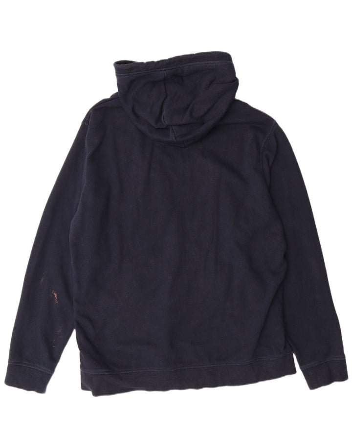 PENGUIN Felpa con cappuccio da uomo XL in cotone blu navy