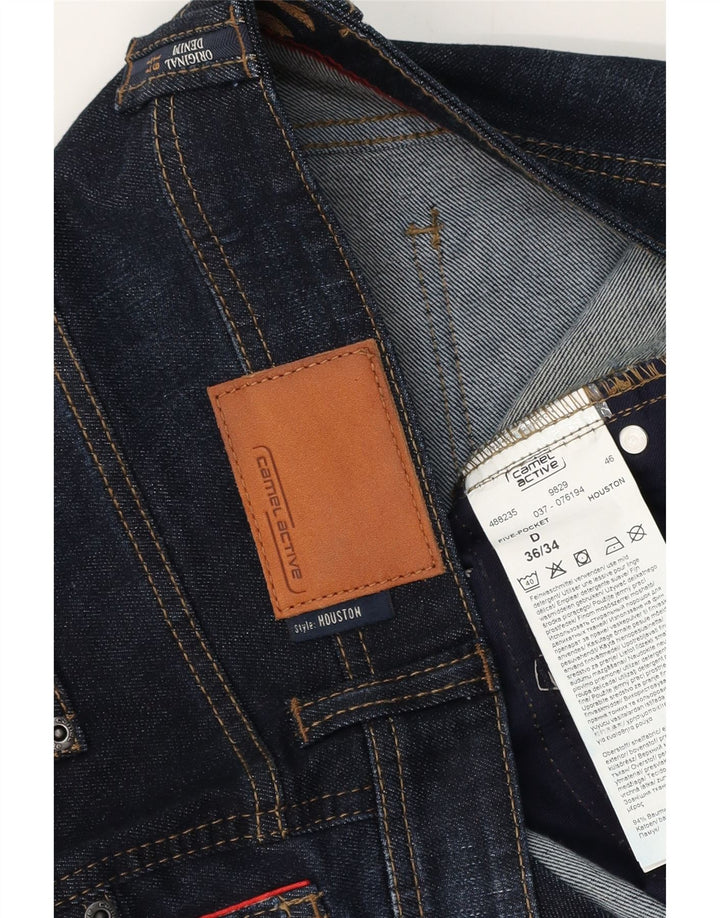 CAMEL ACTIVE Jeans slim da uomo Houston W36 L34 cotone blu navy