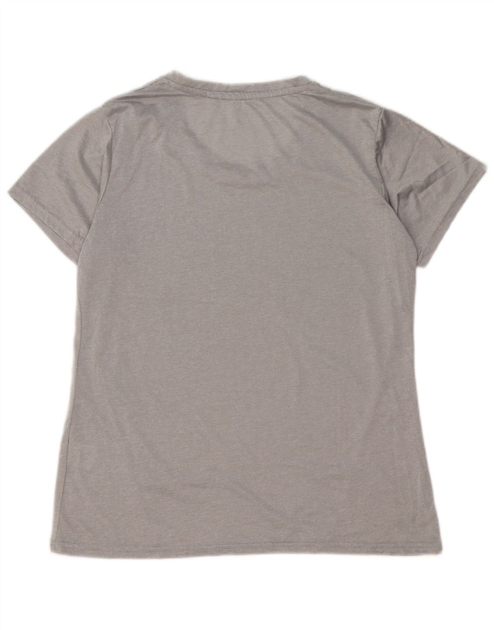 T-shirt REEBOK da donna Top UK 16 Large Grigio Poliestere