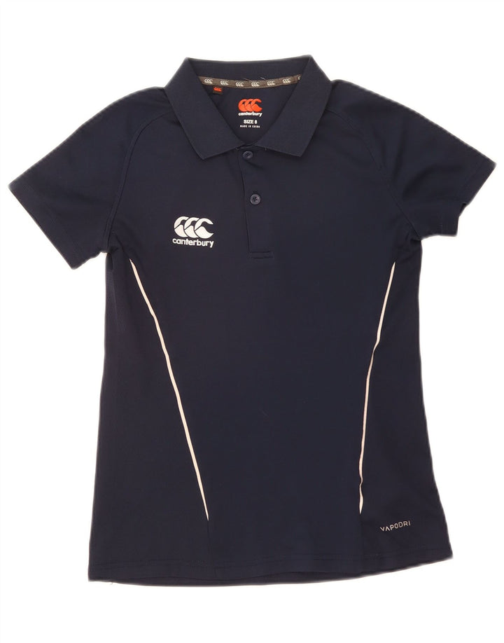 Polo da donna Canterbury UK 8 Small in poliestere blu navy