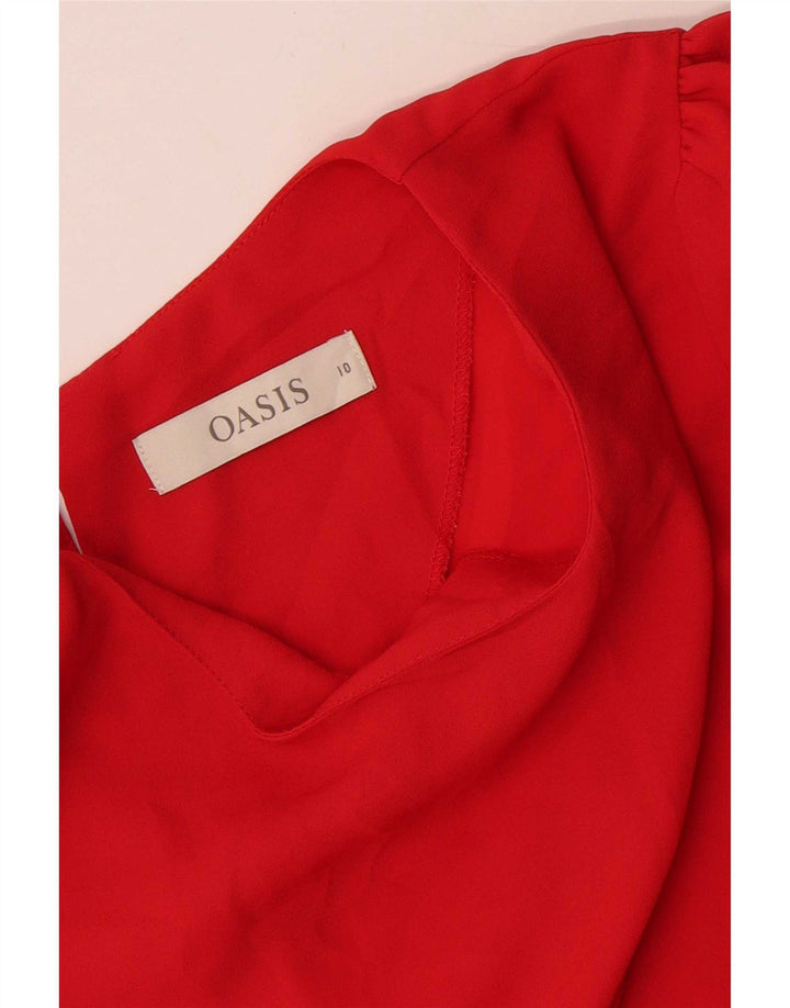 Camicetta da donna Oasis Top UK 10 Small Rosso Poliestere