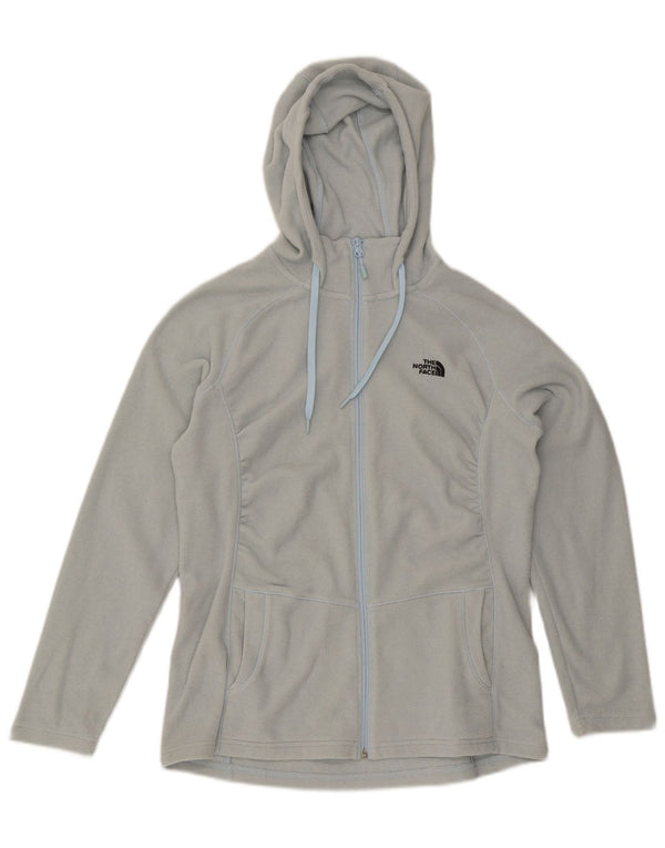 Giacca in pile con cappuccio da donna The North Face UK 16 Large Blu Poliestere
