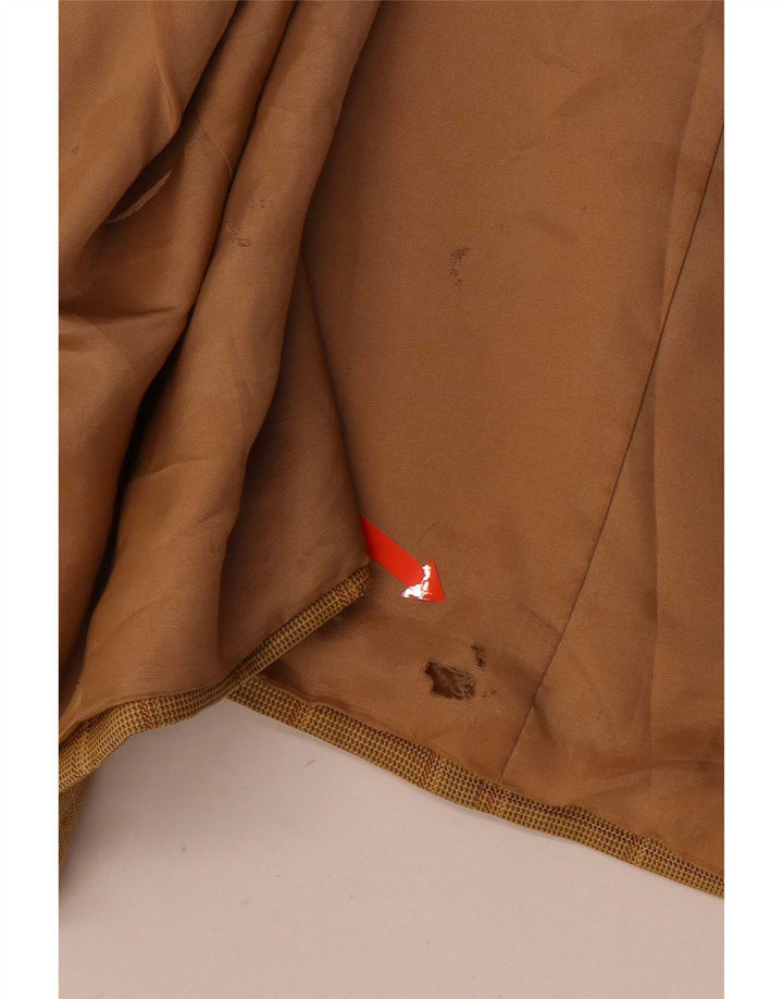 Giacca blazer da uomo a 3 bottoni Burberry IT 54 grande lana a quadri beige