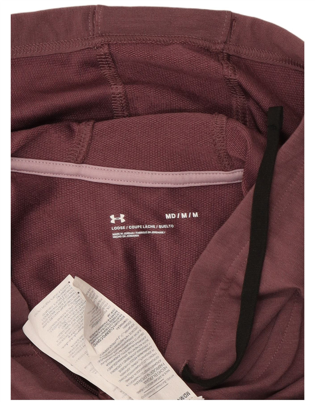 Felpa con cappuccio e zip da donna UNDER ARMOUR UK 14 Blocco colore marrone medio medio