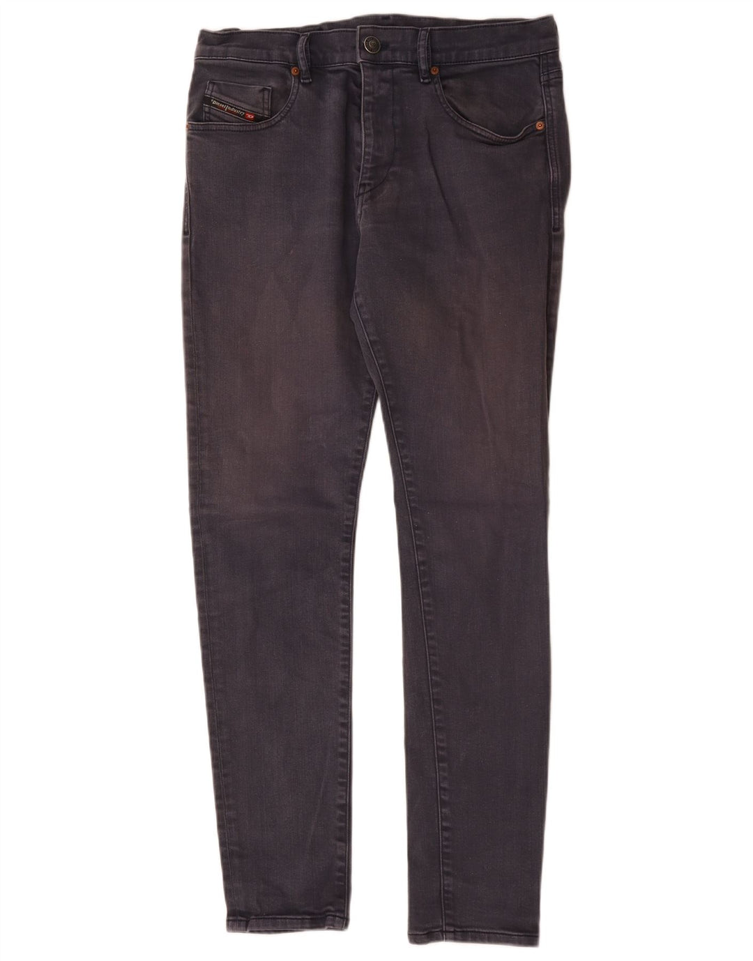 Jeans skinny da uomo Diesel W33 L32 in cotone grigio
