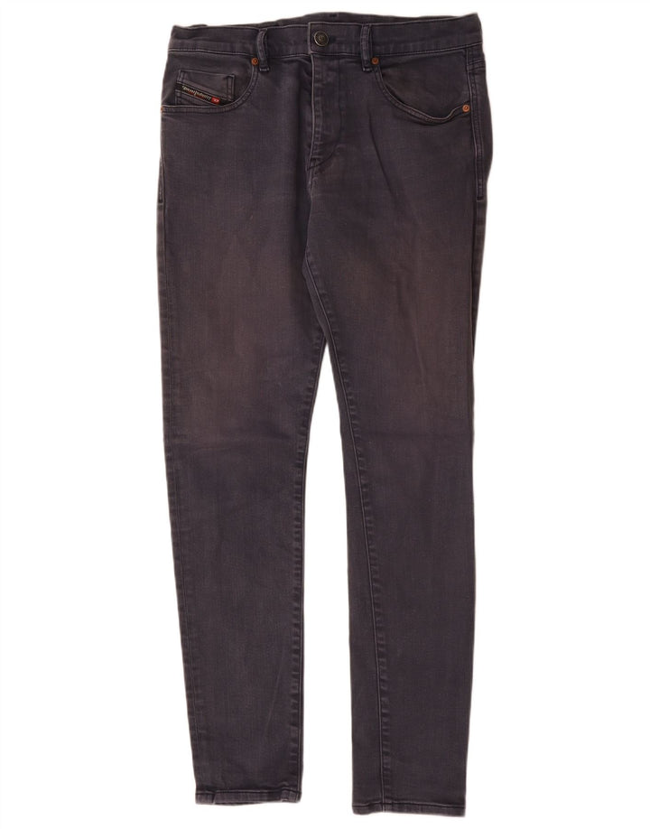 Jeans skinny da uomo Diesel W33 L32 in cotone grigio