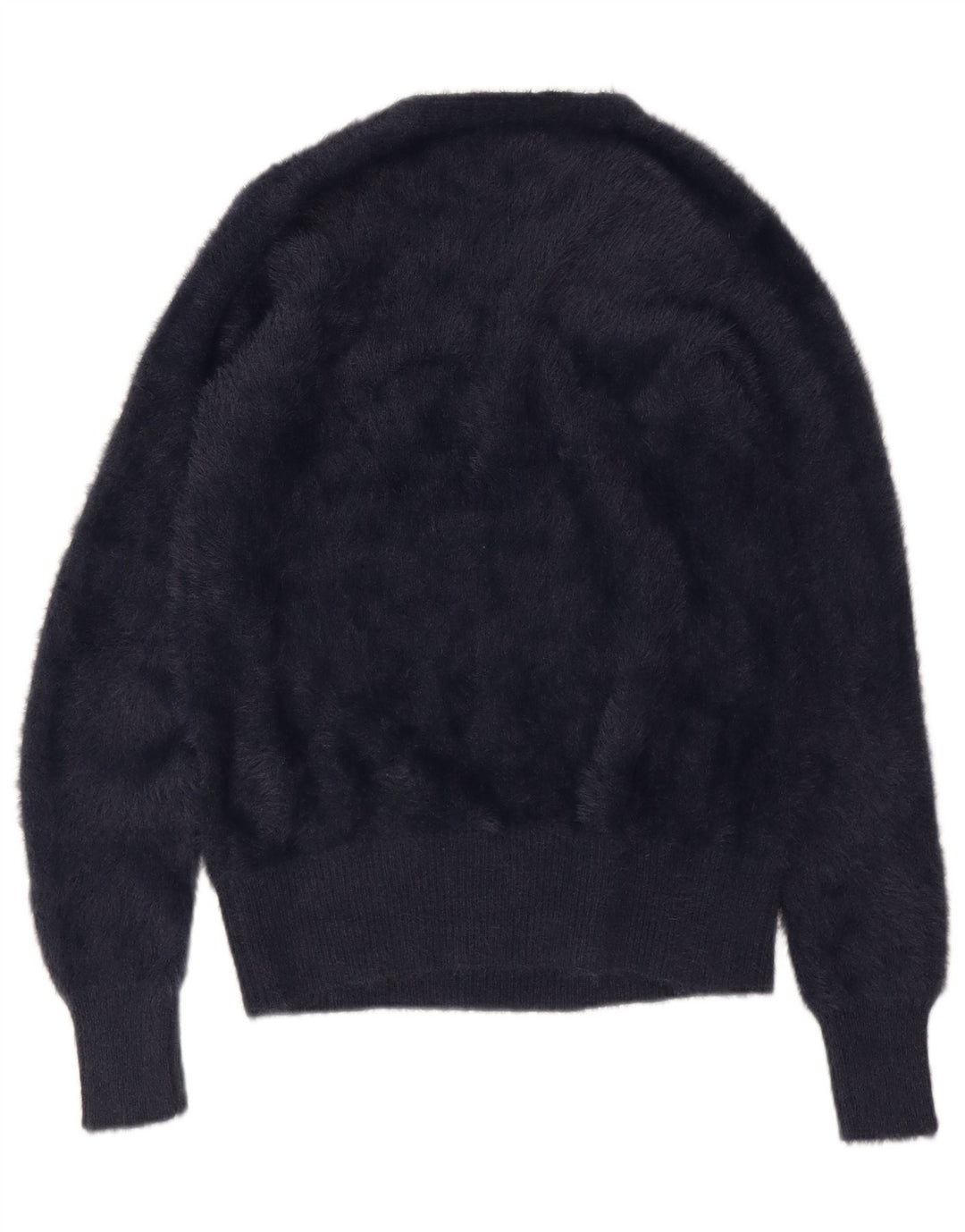 Maglione maglione con scollo a V da donna Marks & Spencer UK 14 medio blu navy