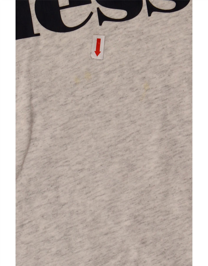 T-shirt grafica per ragazze ELLESSE 12-13 anni in cotone grigio puntinato