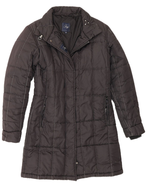 Cappotto imbottito da donna Fay UK 14 medio nero