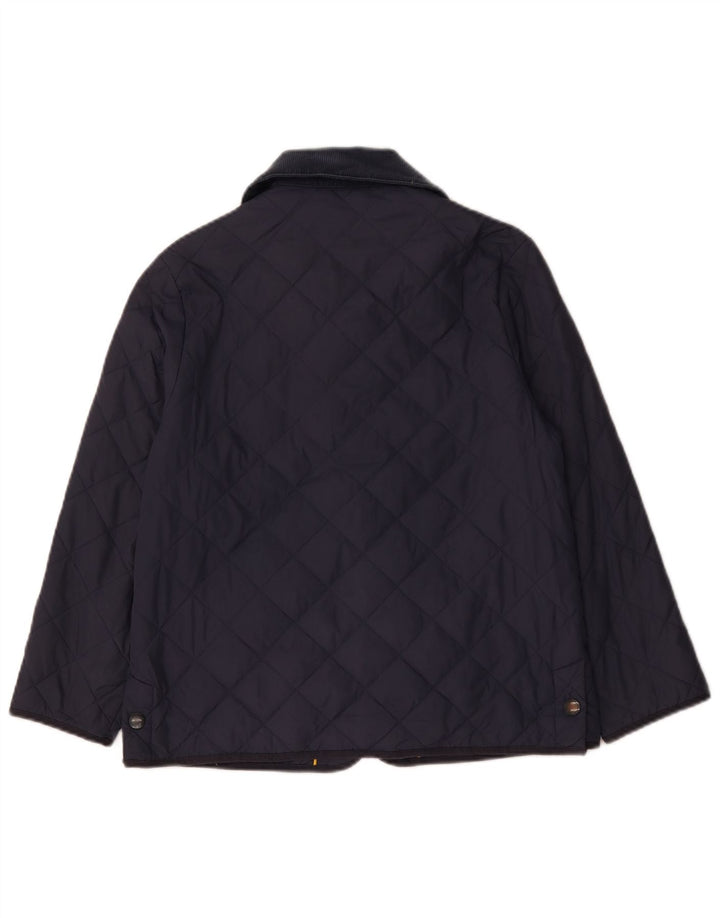 Giacca trapuntata da donna Jack Wills UK 12 nylon blu navy medio