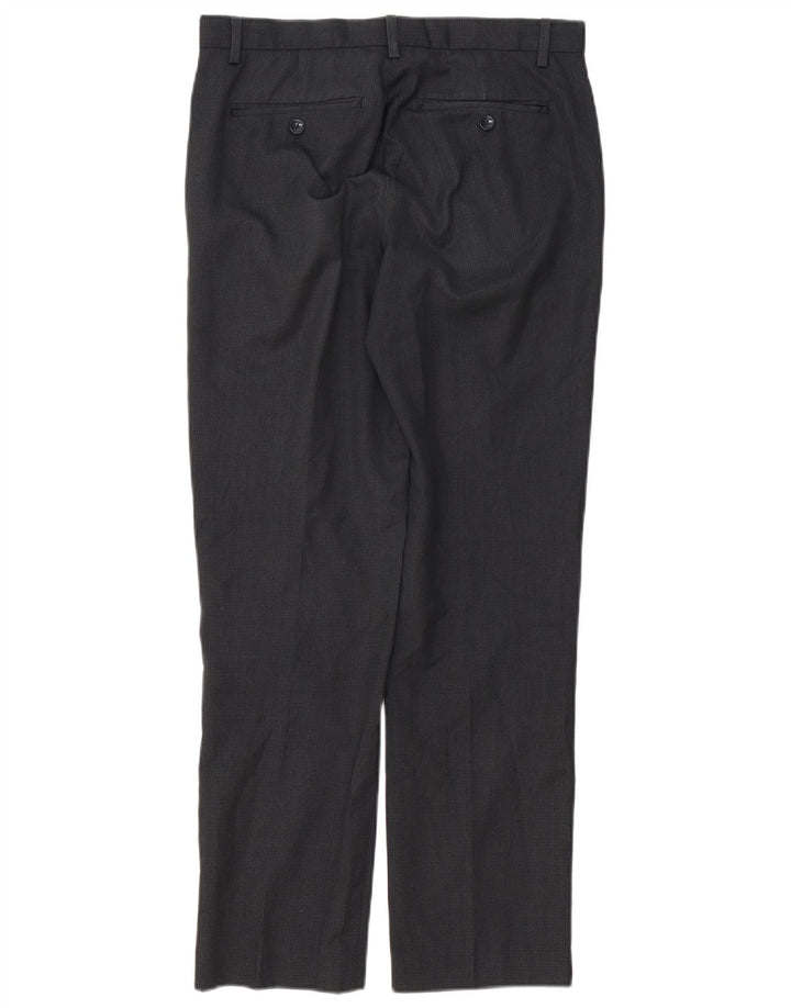 Pantaloni chino dritti da uomo Calvin Klein W29 L30 poliestere nero