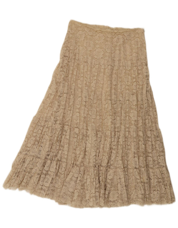 Gonna a strati a vita alta da donna Phase Eight UK 10 piccola W28 Beige floreale