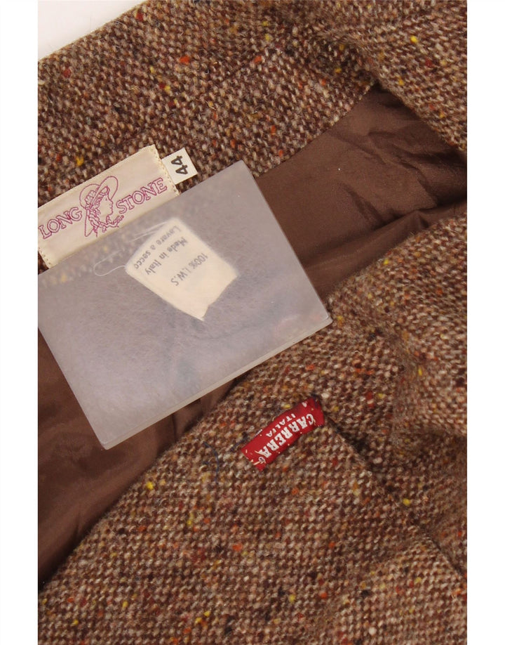 Giacca blazer doppiopetto da donna Carrera IT 44 Marrone medio screziato