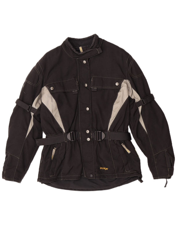 Giacca da motociclista da donna POLO UK 14 Medium Black Colourblock