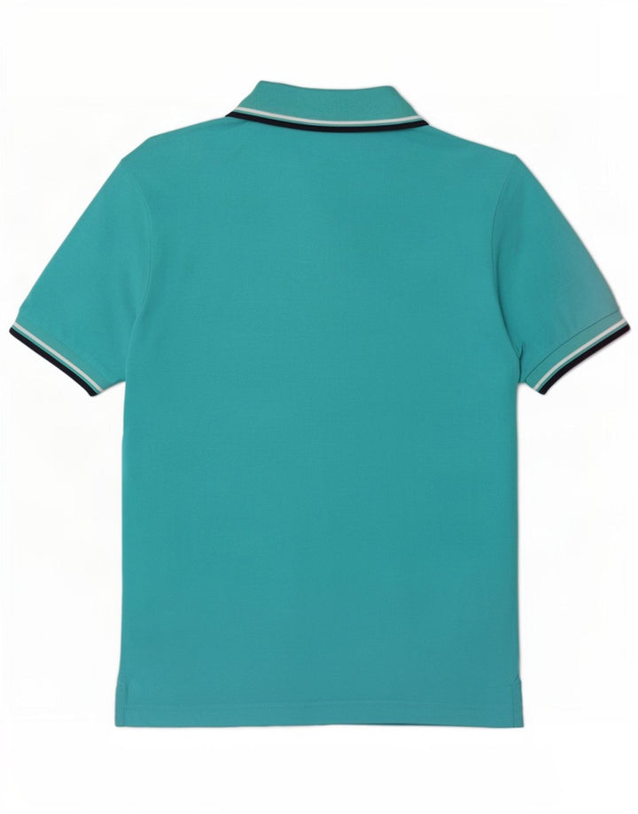 Polo Diadora Uomo Small Turchese a Righe