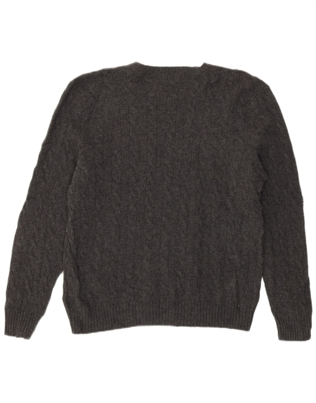 Polo Ralph Lauren Maglione girocollo da uomo in lana grigia XL