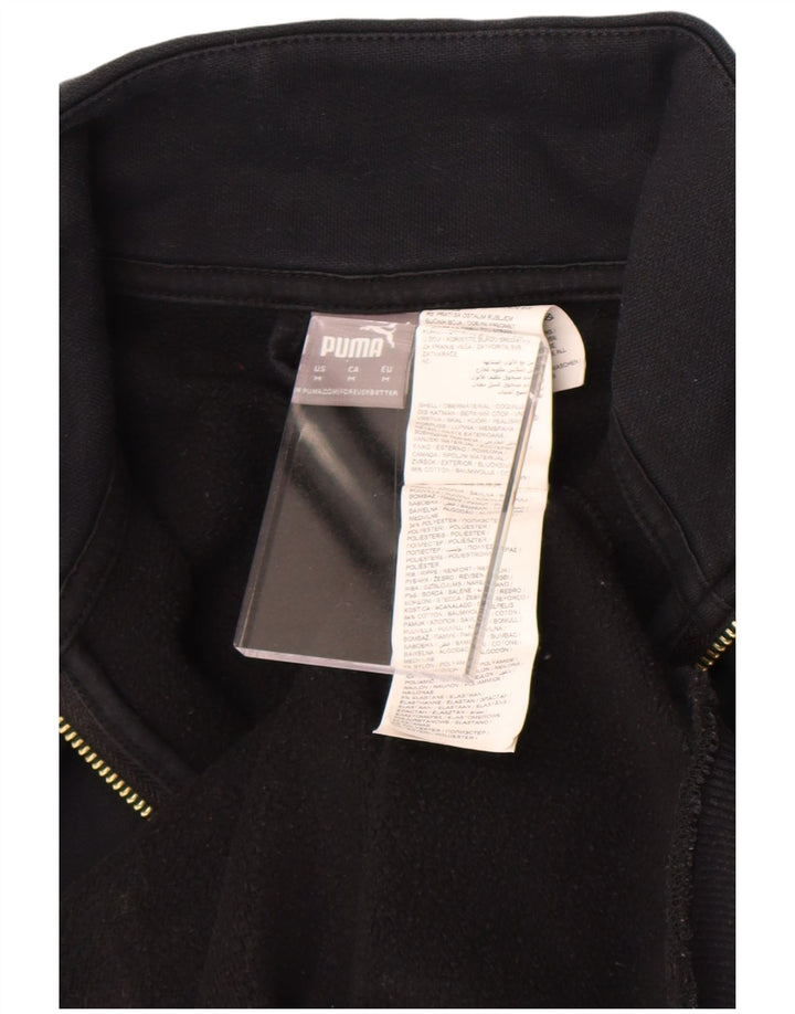 Giacca da tuta da donna Puma UK 14 Medium Black Cotton