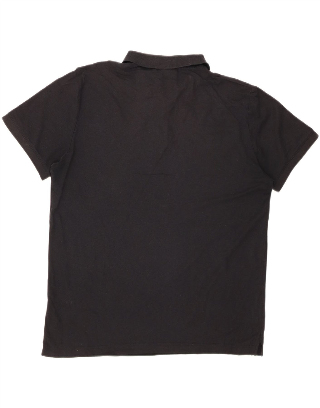 CALVIN KLEIN Polo da uomo grande in cotone nero