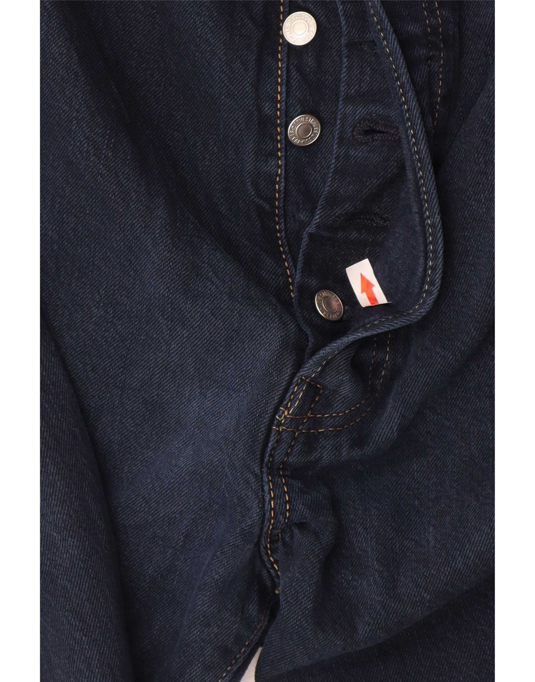 Levi's Uomo 501 Jeans dritti W42 L32 Blu Navy