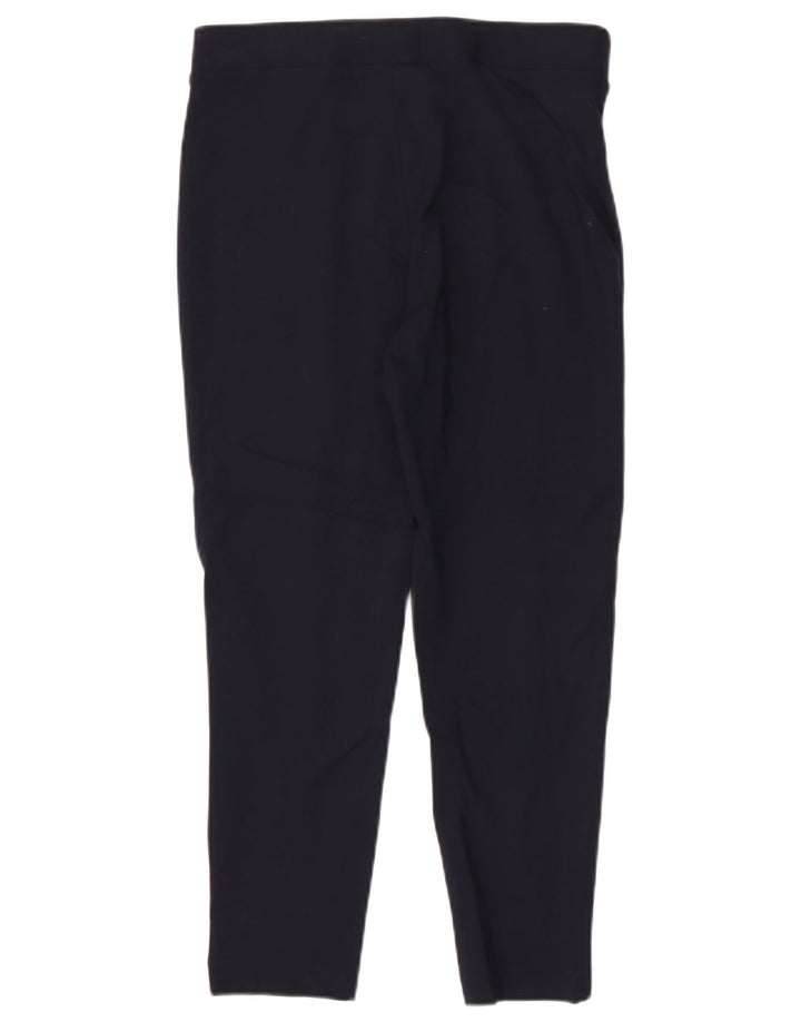 Leggings corti da donna Marks & Spencer UK 12 viscosa blu navy medio