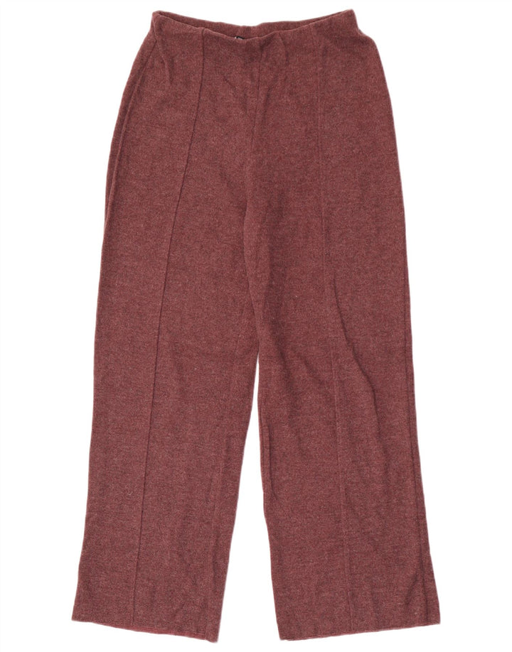 Pantaloni da tuta da donna ZARA UK 8 Small Maroon Poliestere