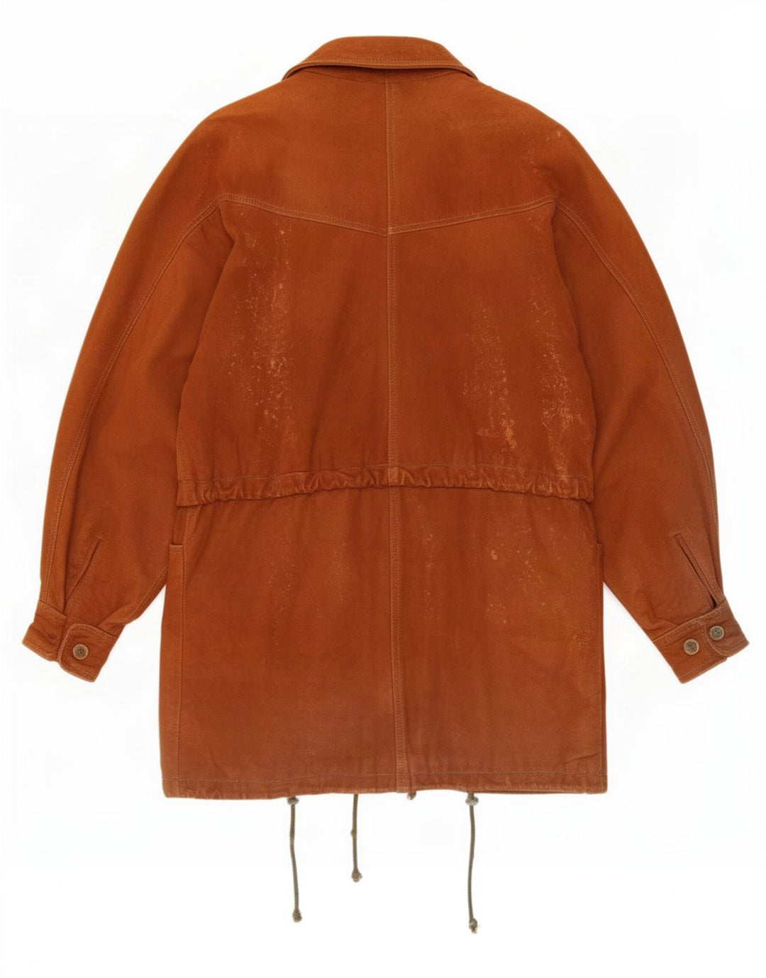 Giacca in pelle vintage da uomo UK 40 grande marrone