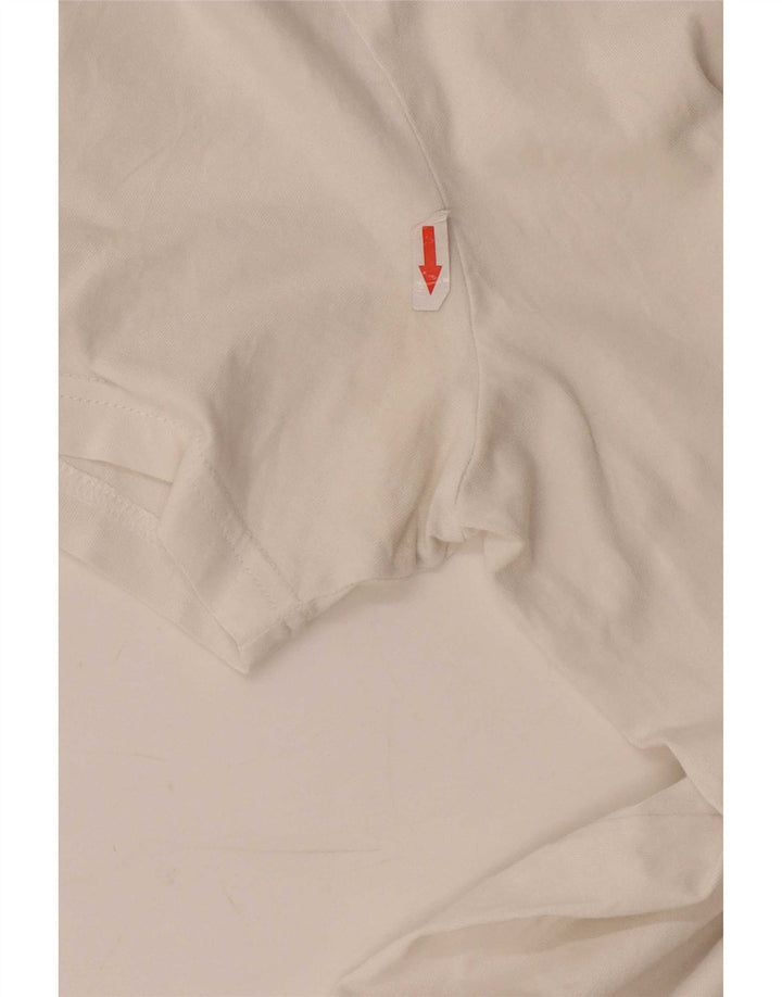 Puma T-shirt grafica da uomo grande in cotone bianco