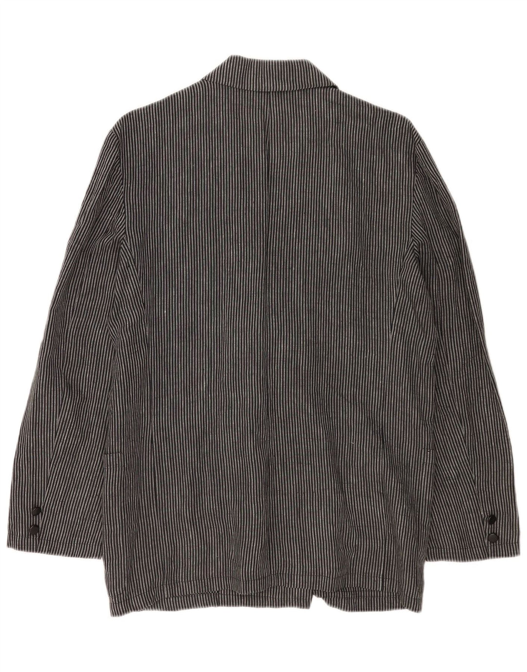 Giacca blazer da donna Pancaldi & B UK 16 grande gessato grigio