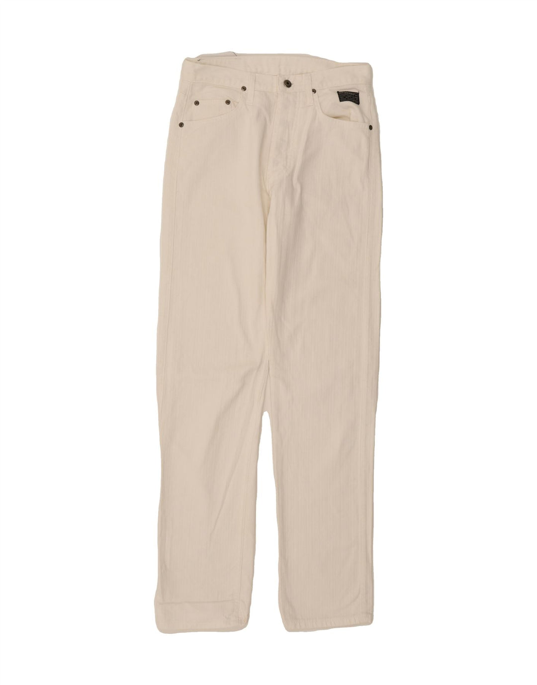 ROY ROGERS Mens Slim Casual Trousers W30 L33 White Vintage Roy Rogers and Second-Hand Roy Rogers from Messina Hembry 