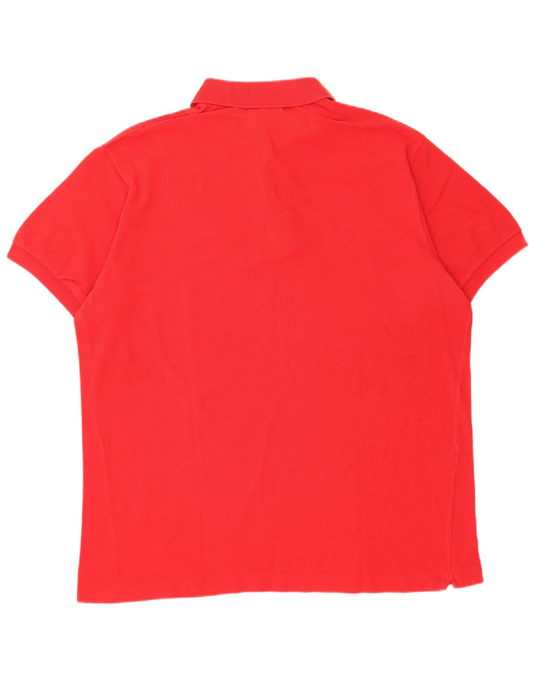 Polo Lacoste da uomo vestibilità classica taglia 7 2XL cotone rosso