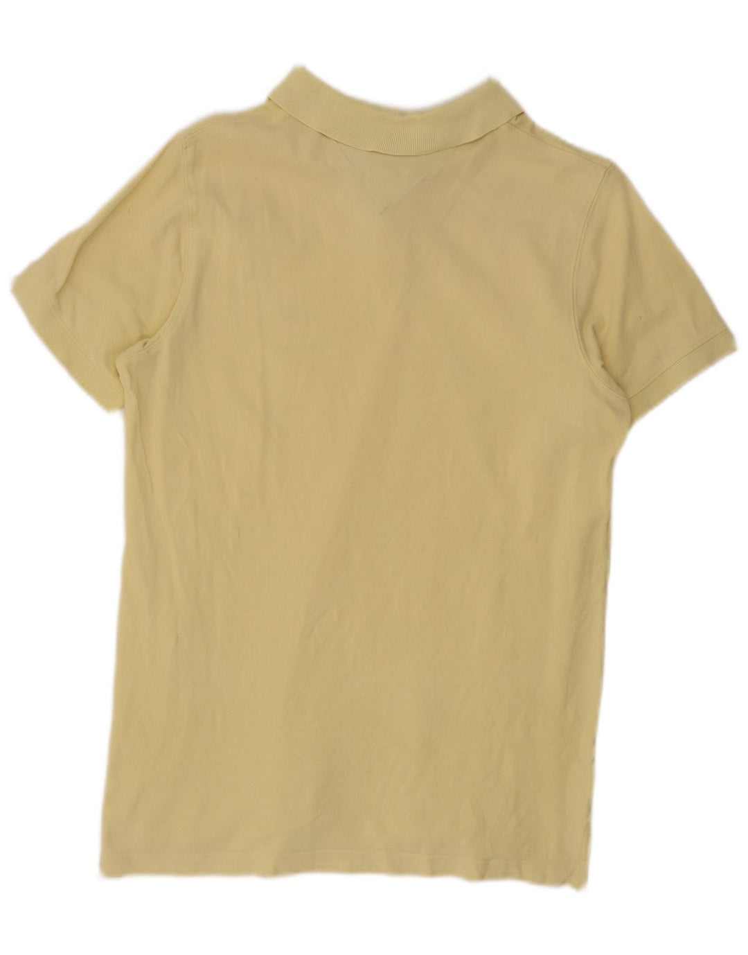 Polo slim fit da uomo Tommy Hilfiger giallo medio