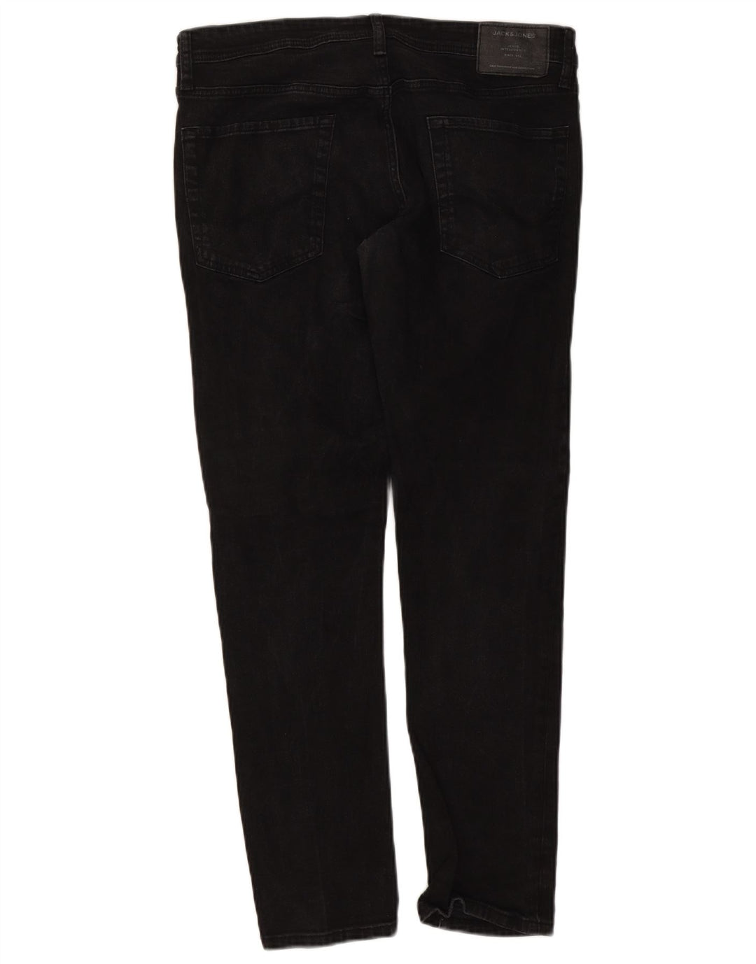 Jack & Jones Uomo GLENN Slim Jeans W36 L32 Cotone Nero