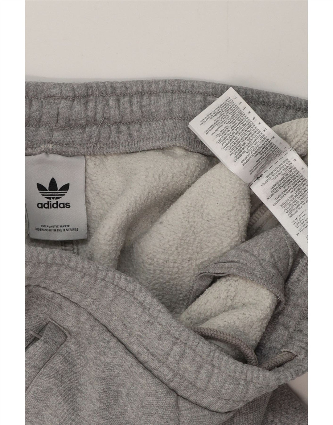 Pantaloncini sportivi da uomo ADIDAS piccoli in cotone chiazzato grigio