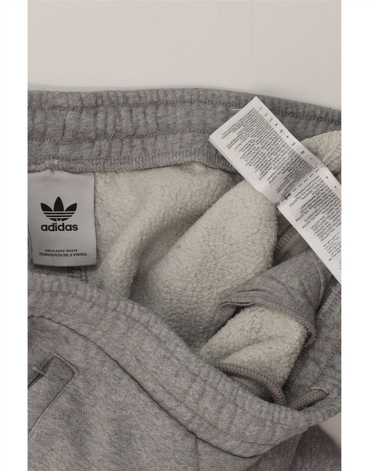 Pantaloncini sportivi da uomo ADIDAS piccoli in cotone chiazzato grigio