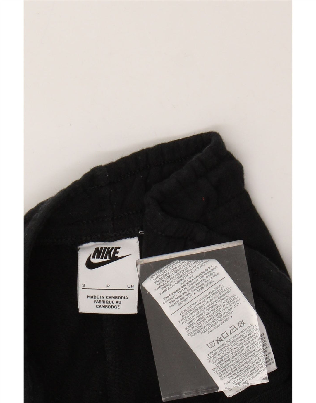 Pantaloni da tuta da donna NIKE Joggers UK 10 piccoli in cotone nero