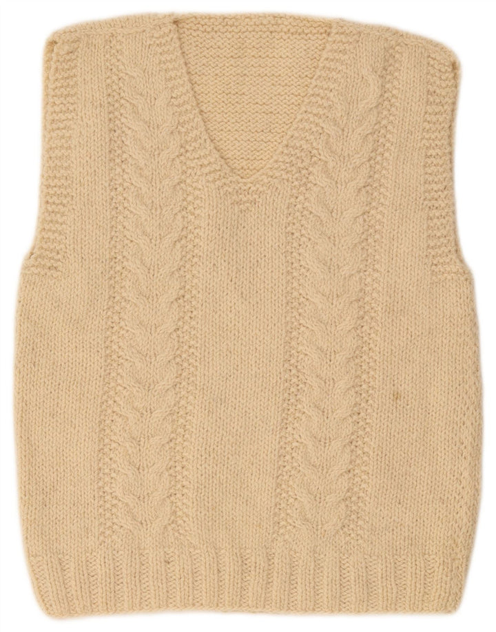 Canotta vintage da uomo, beige medio