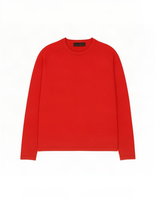 Top Zara da uomo a maniche lunghe XL rosso