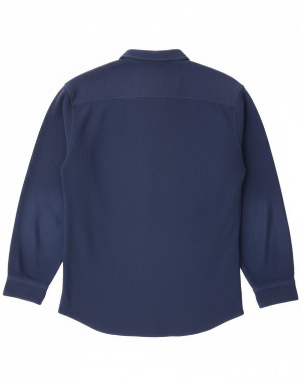 Maglia in pile da uomo Fila IT 46 Small Blu Navy Poliestere