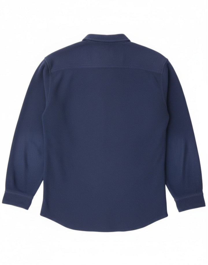 Maglia in pile da uomo Fila IT 46 Small Blu Navy Poliestere