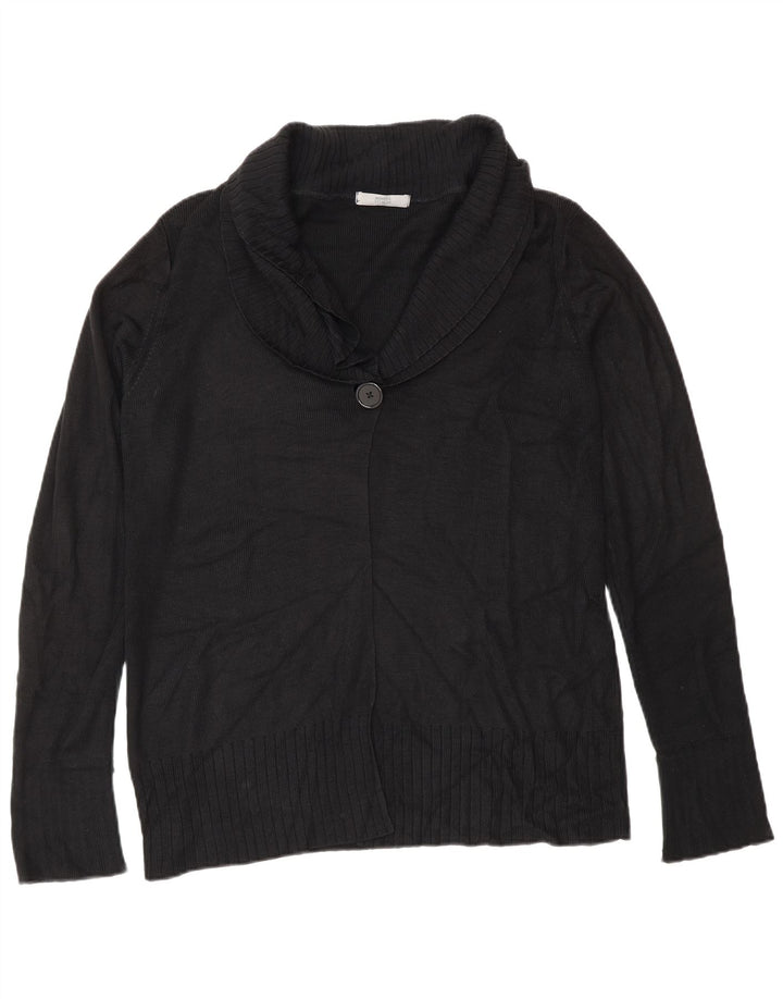 Maglione cardigan da donna Marks & Spencer UK 12 Acrilico nero medio