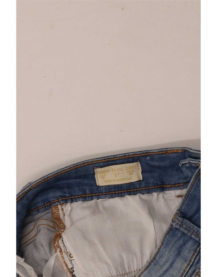 Jeans skinny da donna Zara EU 38 piccoli W28 L29 blu
