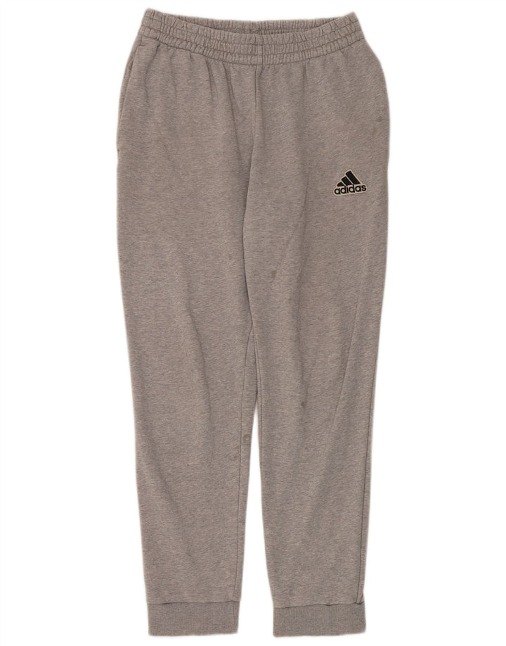 Pantaloni da tuta da uomo Adidas Joggers in cotone grigio medio