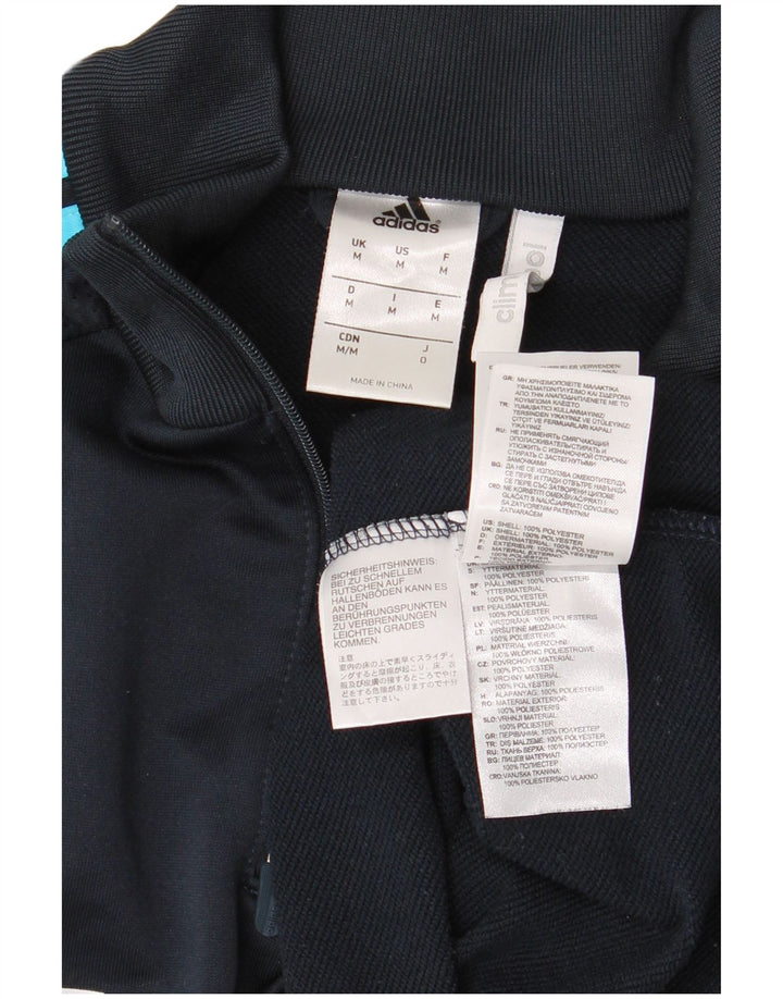 Top da uomo con grafica pullover grafica Adidas Chelsea FC, blu navy medio