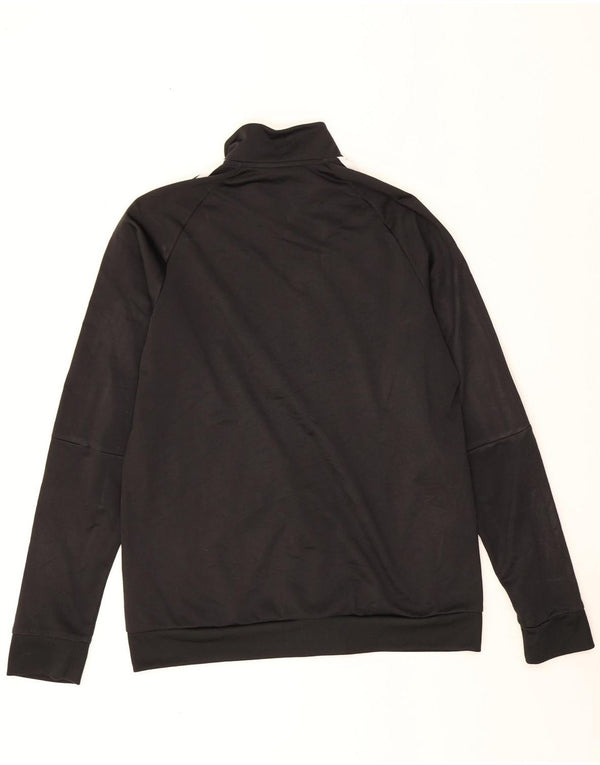 Giacca da allenamento Adidas Climalite da uomo, media, in poliestere nero