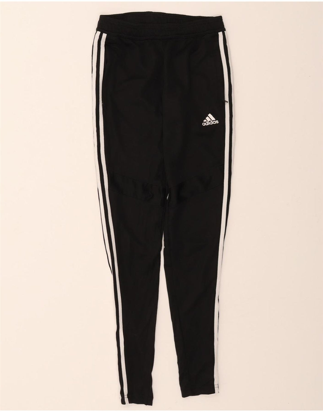 ADIDAS Womens Tracksuit Trousers UK 4/6 XS  Black Polyester Vintage Adidas and Second-Hand Adidas from Messina Hembry 